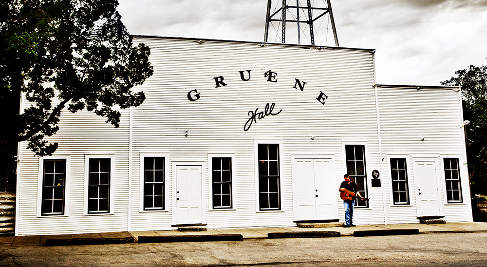 Exterior view of historic Gruene Hall